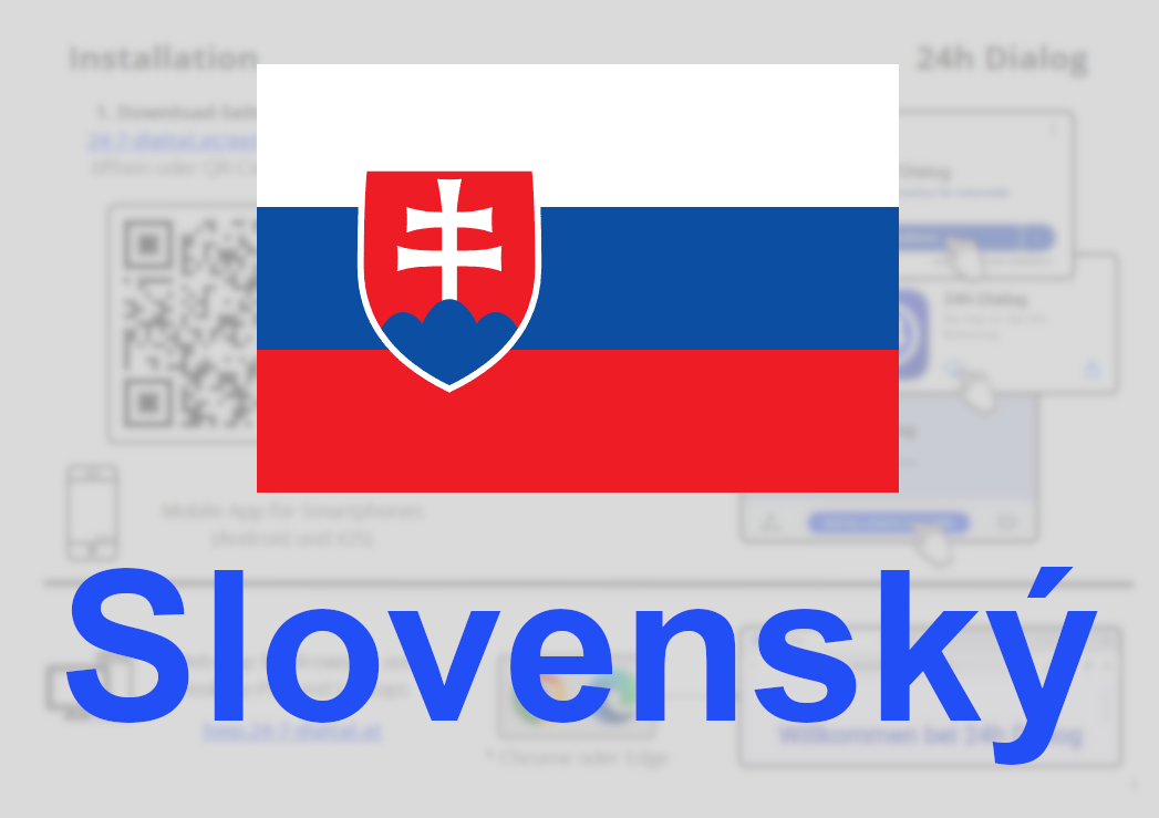 Anleitung auf slowakisch herunterladen